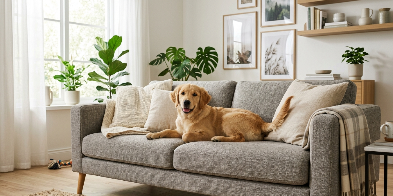 Huisdieren op de bank? Zo houd je je huis fris en hygiënisch